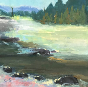 Untitled, 5x5", Gouache, 2025