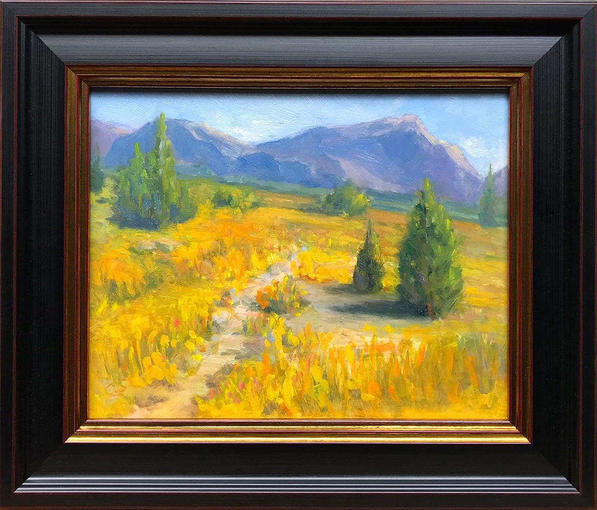 Golden Tranquility, 8x10", Oil, 2023