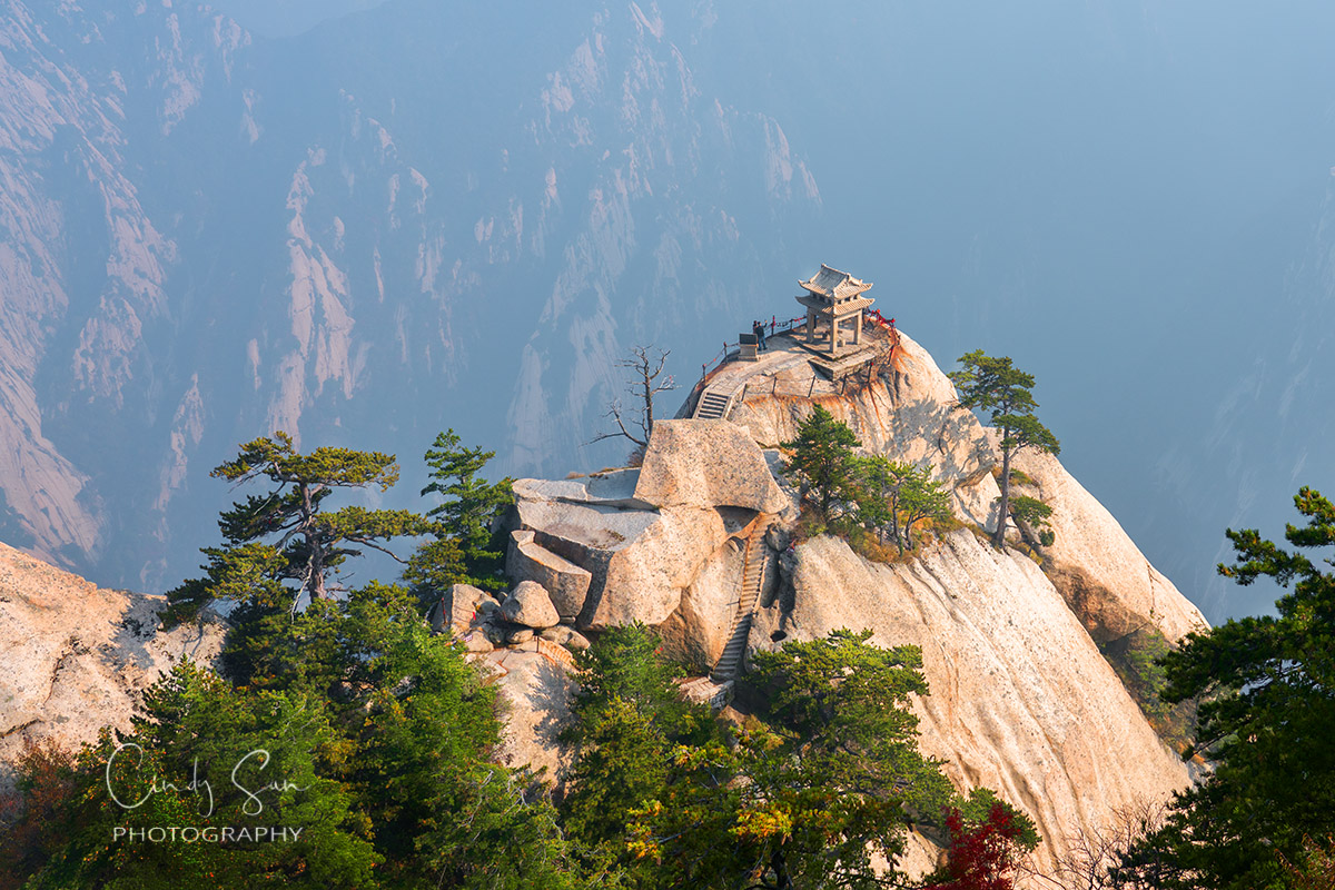 Chess Pavilion on Mount Hua, China