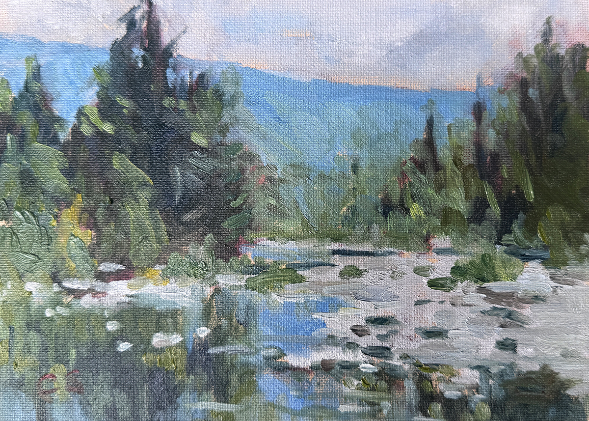 Untitled, 6x8", Oil, Plein Air Painting